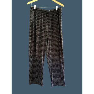 MICHAEL KORS- WOMENS GREY/BLACK SOFT PAJAMA BOTTOMS SIZE MEDIUM